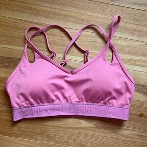 PINK Victoria's Secret Bubblegum Pink Strappy Bralette